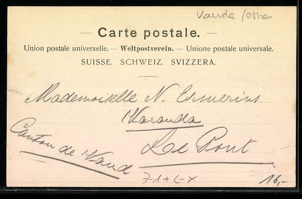 Cartes postales: Le Solliat /Vallée de Joux, Les Mines – D'occasion à Berlin par bartko-reher 1