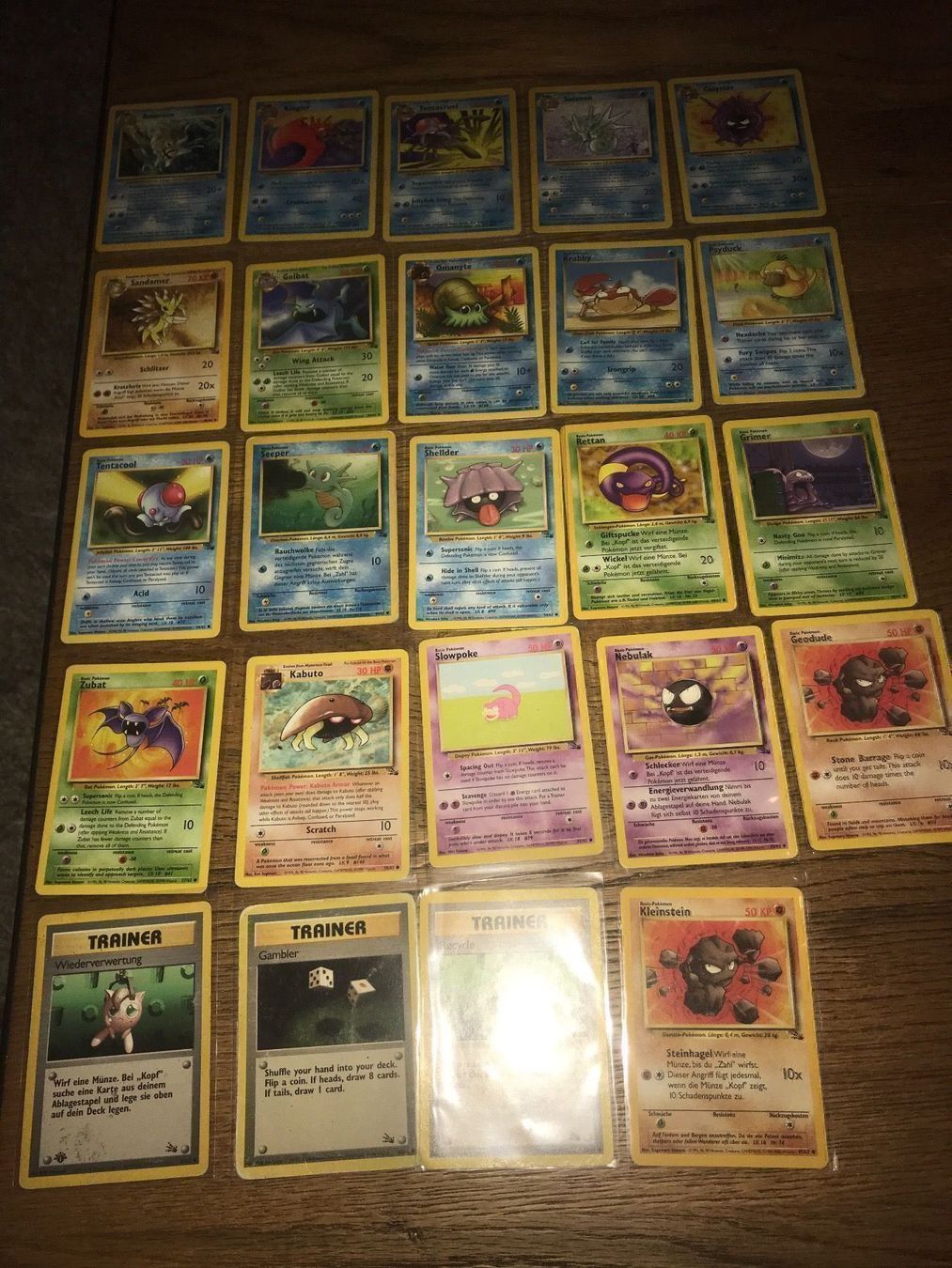 Pokémon Carte collezionabili: Fossil Set Pokemonkarten Fossil 24Stk. – Usato da Küssnacht am Rigi venduto da Ebikoner 4