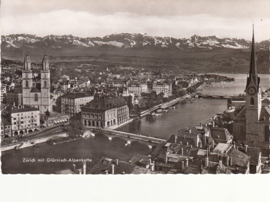 Cartoline postali: Zürich ca. 1950 – Usato da Bürglen TG venduto da StampGraf
