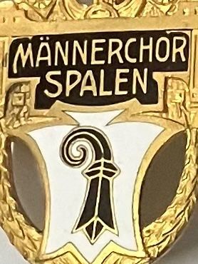 Basler Placchette & Badge: BASEL - MÄNNERCHOR SPALEN - ALTES ABZEICHEN – Usato da Basel venduto da lagavulin02