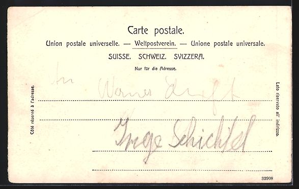 Cartes postales: Gersau, Teilansicht mit Kirche, Dampfer  – D'occasion à Berlin par bartko-reher 1