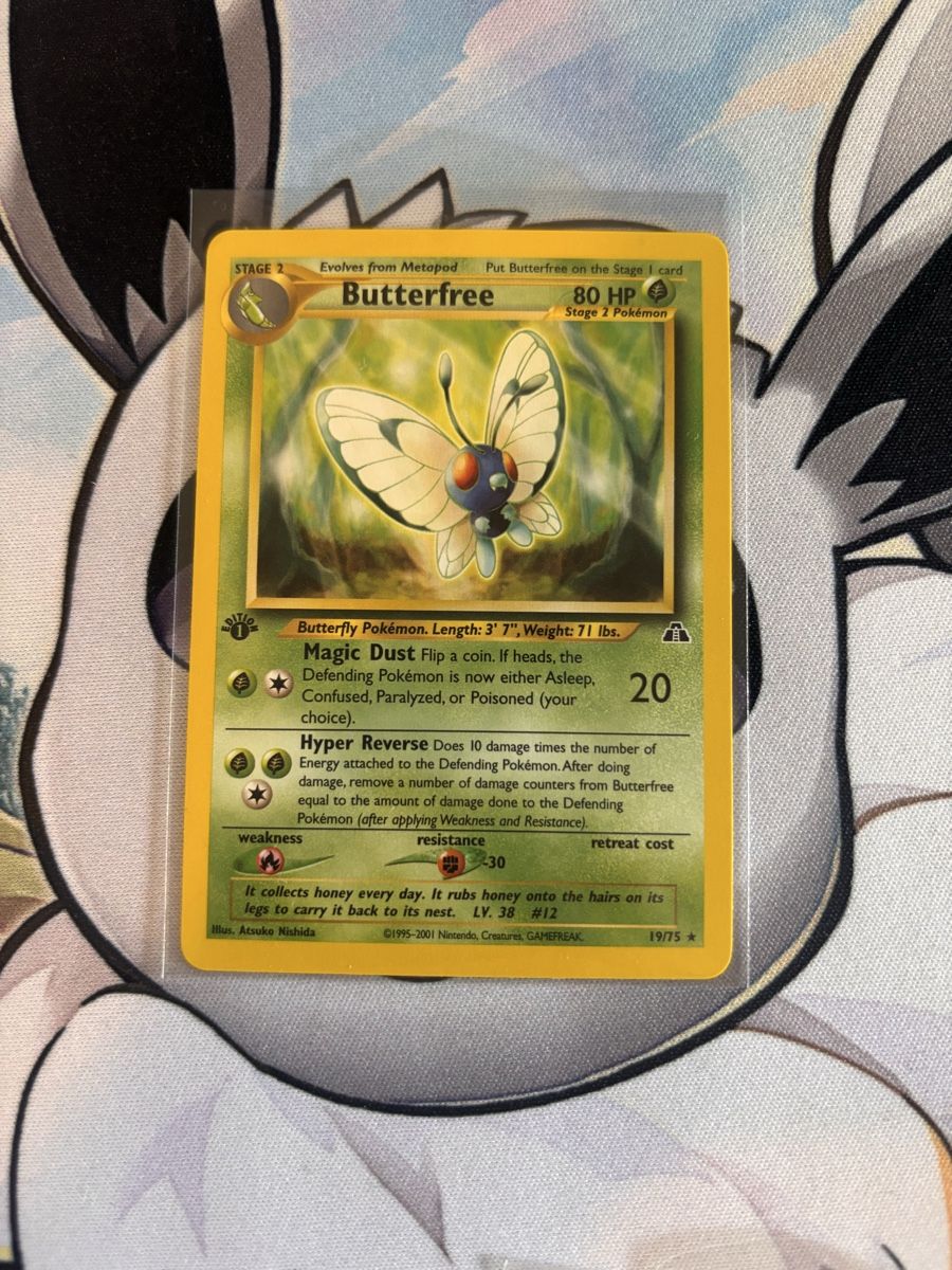 Pokémon Carte collezionabili: Butterfree (NDI 19) First Edition – Usato da Regensdorf venduto da sam_qrg5