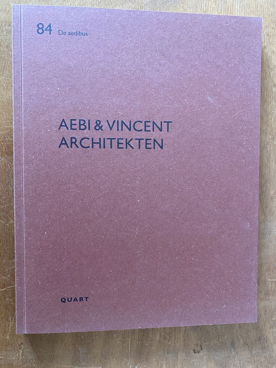 Libri: Aebi & Vincent Architekten - De aedibus 84 Quart – Usato da Zürich venduto da WWehrle