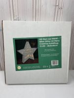 LED Stern Silber-Glitter "Merry Christmas", 38x5x36cm