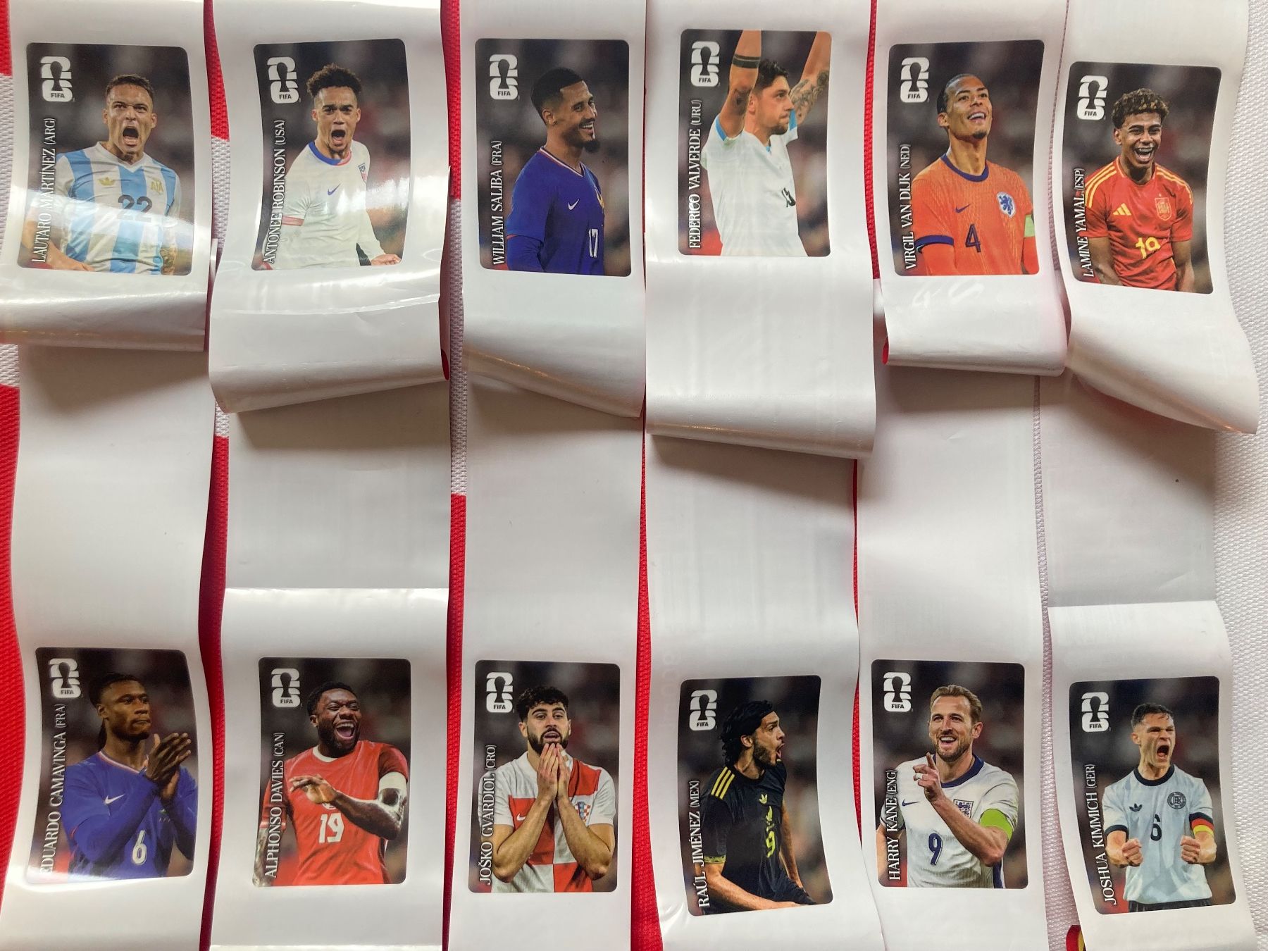Alle 12 Coca Cola Panini FIFA WM26 2026 Stickers (Neu (gemäss