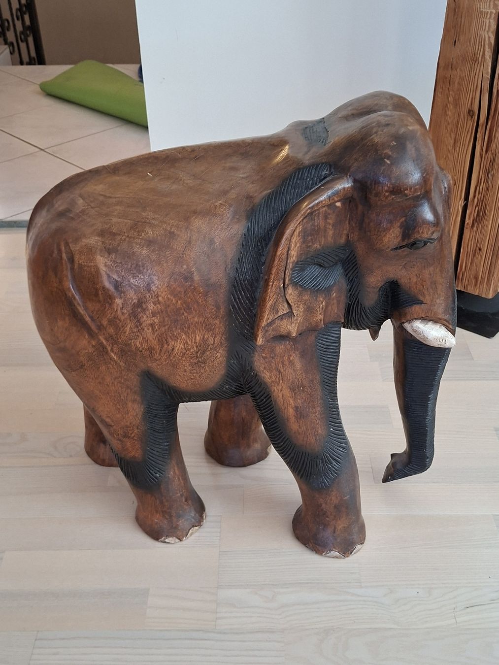 Figuren: Antiker Holz Elefant gross, wunderschön !!!! – Gebraucht aus Kirchleerau von Alexander15 3