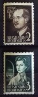 276-77, Ergänzungswerte, Fürst, Fürstin, postfrisch Kt. 300