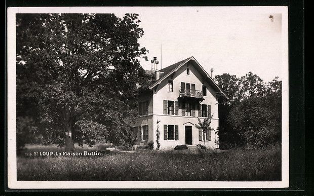 Ansichtskarten: AK St. Loup, La Maison Buttini – Gebraucht aus Berlin von bartko-reher