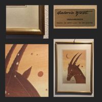 Sternbild Steinbock - Grafik Galerie West, Luzern,gerahmt