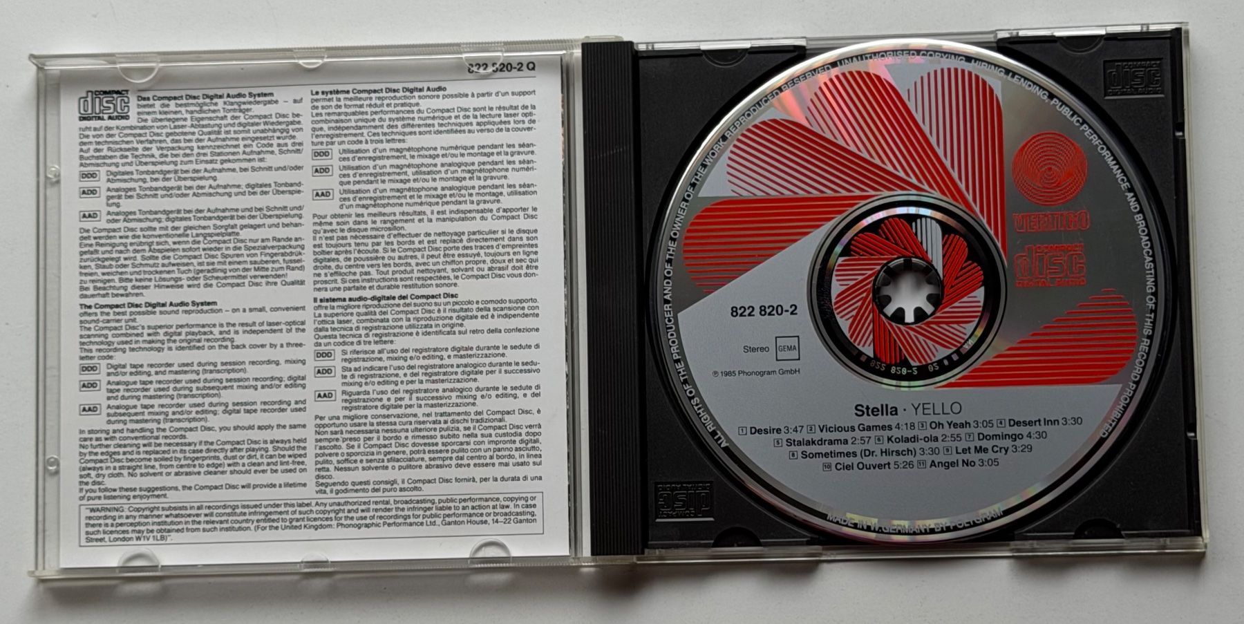 CD: Yello / Stella – Usato da Näfels venduto da rottabi 2