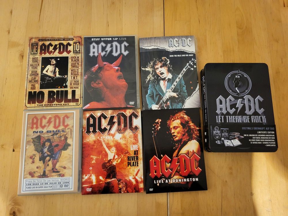 AC/DC DVD Bundle 15 Stück (Gebraucht) in Liestal für CHF 99 – mit ...