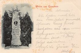 Gruss aus Lützelflüh, Jeremias Gotthelf, gelaufen 1901