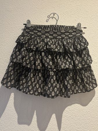 H&M Rüschen Ditsy Print Rock XXS/32
