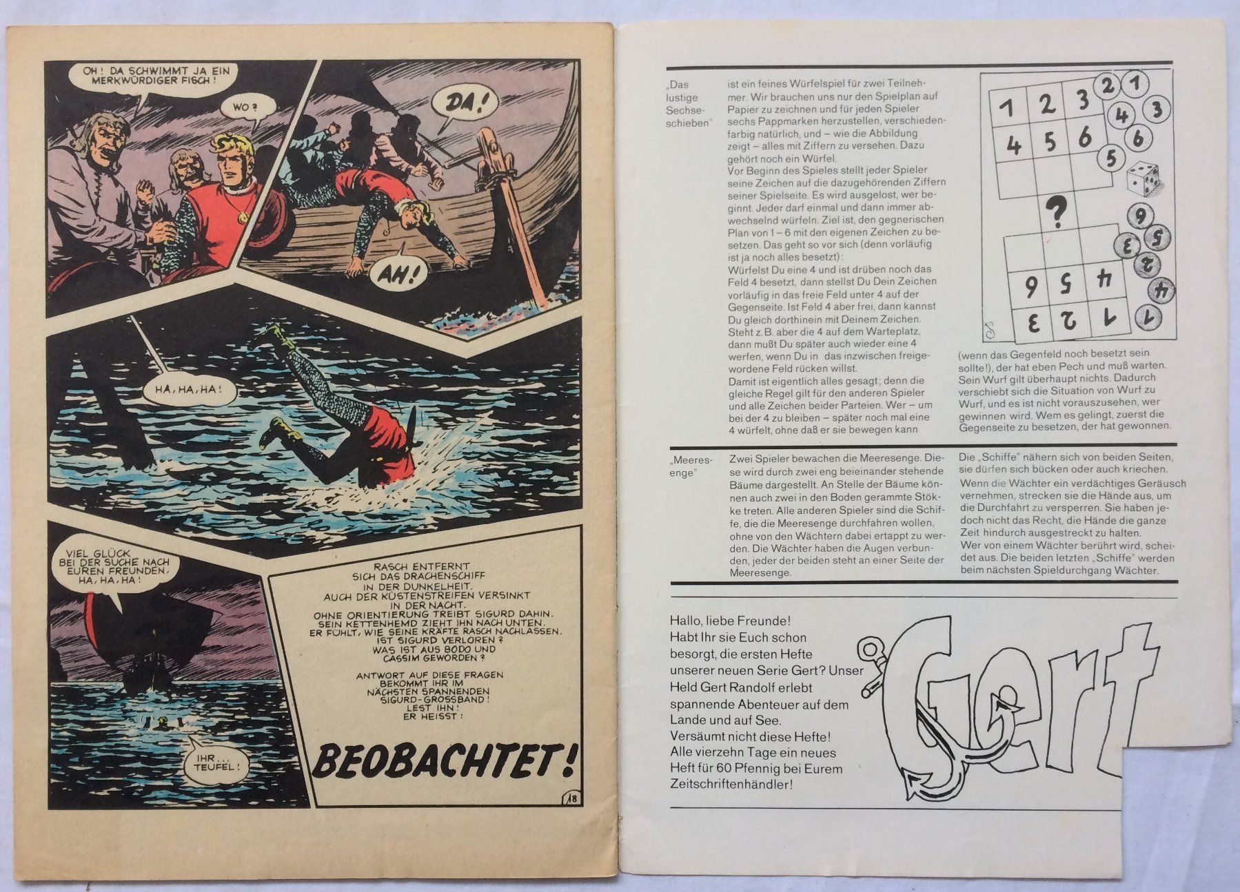 Fumetti: SIGURD - DER RITTERLICHE HELD - Nr.176 – Usato da Schaffhausen venduto da durruti 4