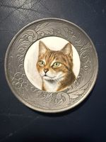 Sammler Teller Wilton Armetale Katze Vintage