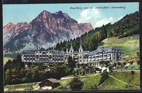 Ansichtskarten: AK Engelberg /OW, Park-Hotel Sonnenberg – Gebraucht aus Berlin von bartko-reher