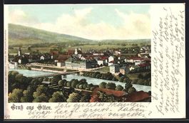 Litho Olten, Teilansicht mit Kirche