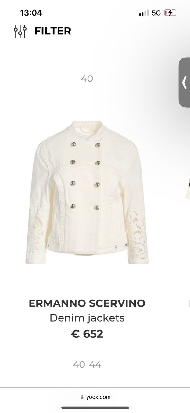 Ermanno Scervino Jacken: Ermanno Scervino light jacket (IT40/S) NP600 – Gebraucht aus Rüschlikon von Tey_sl 7