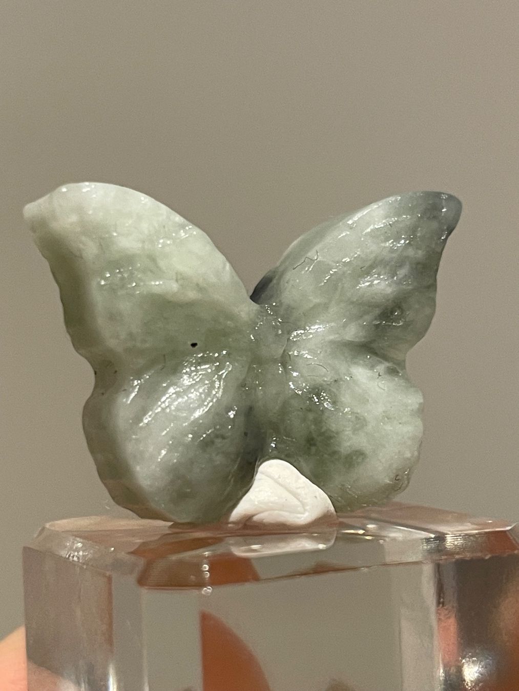 Anhänger: Echte chinesische -Jade Schmetterling Ca.2cm – Neu (gemäss Beschreibung) aus Schiers von sisikristall 3