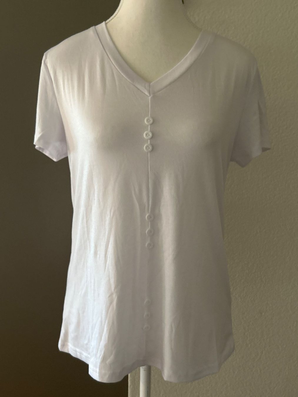 T-shirt: Damen kurzarm Shirt weiss Grösse S – Nuovo (secondo la descrizione) da Brunnen venduto da Nala2929