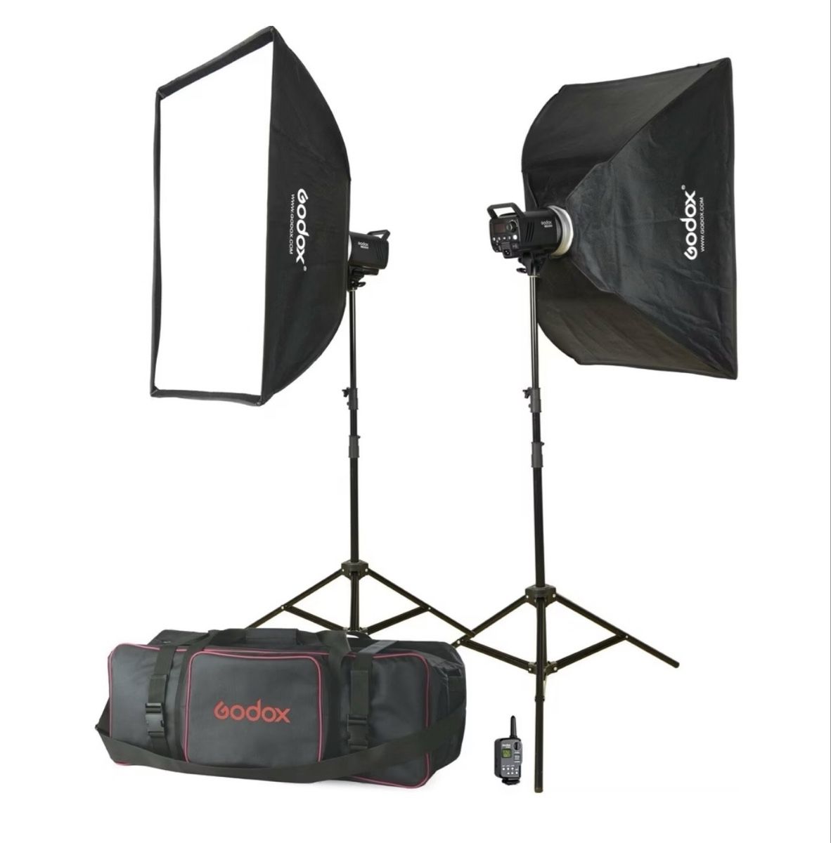 Godox Blitze: Godox MS300 Blitz-kit  mit Softboxen und Tasche fast Neu – Gebraucht aus St. Gallen von Costy02