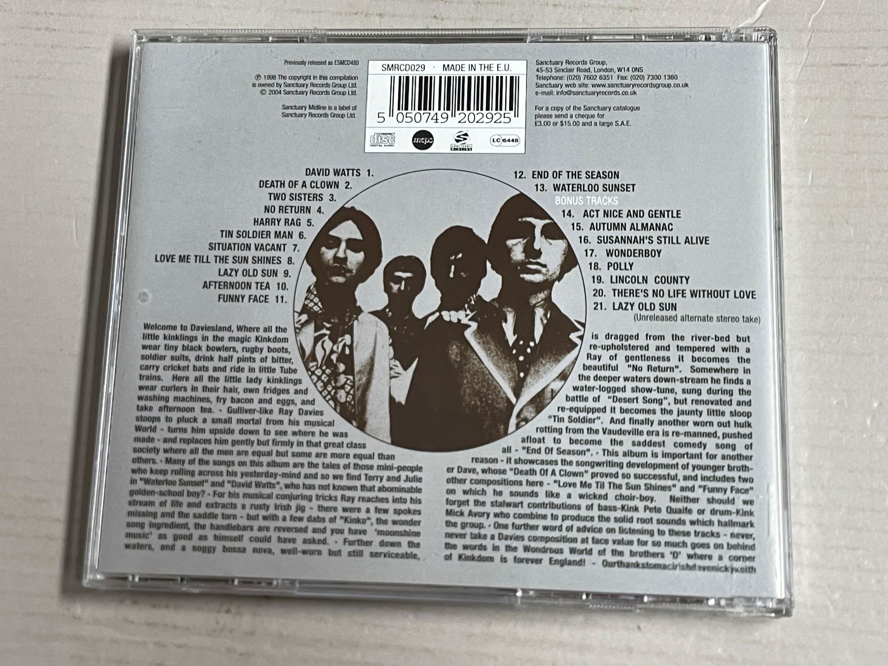 CD: The Kinks-Something Else CD-Rock - Top – Usato da Muri b. Bern venduto da AdidasCollector 2