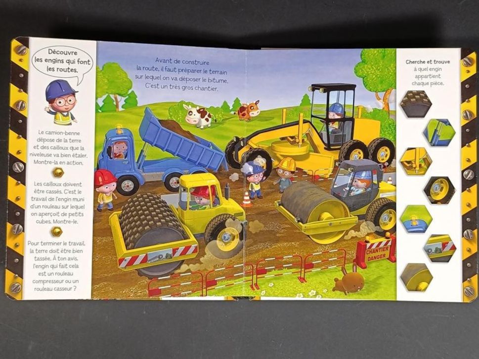 Libri: FLEURUS P'TIT GARCON Les engins de chantier avec Barnabé – Usato da Thielle venduto da Plusvalue_Neuchatel 1
