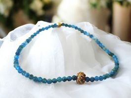 Zartes Armband Apatit & Goldbronze