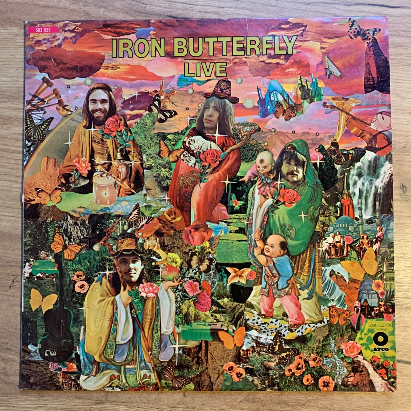 Schallplatten: IRON BUTTERFLY - LIVE...OG FR 1970...VG/VG++ – Gebraucht aus Gals von Diskopatshop
