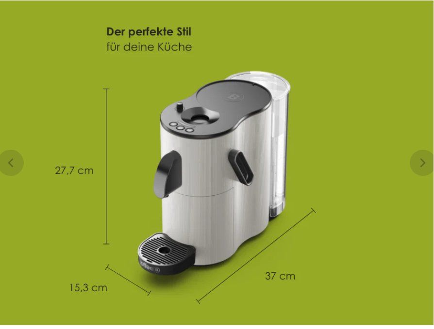Coffee B Macchine per caffè & Macchine per espresso: CoffeeB Horizon Grau – Nuovo e nell'imballaggio originale da Lütisburg- Station venduto da ibanez11 2