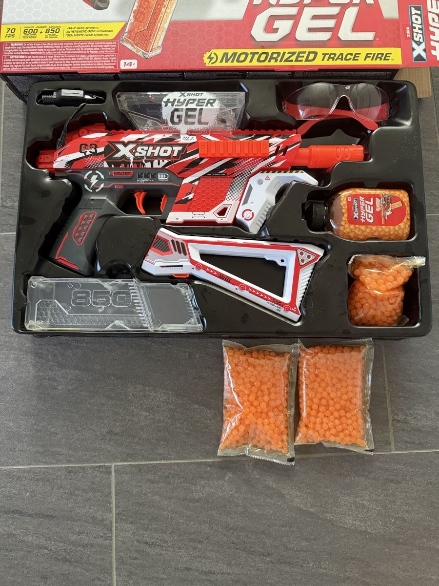 Giocattoli: Hyper gel Trace Fire X shootunbenutzt ink mit 2000 – Nuovo e nell'imballaggio originale da Härkingen venduto da Iceman_09 3