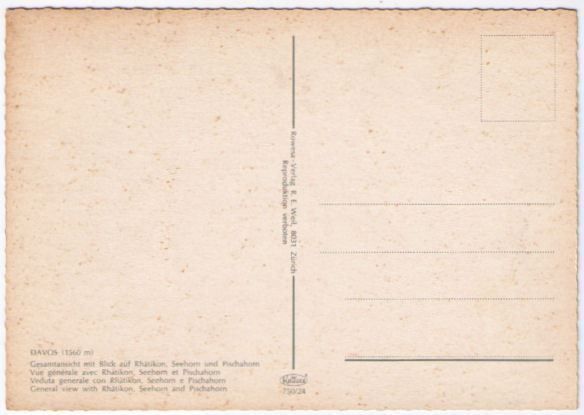 Cartoline postali: Davos – Usato da Binningen venduto da Mountainrider 1