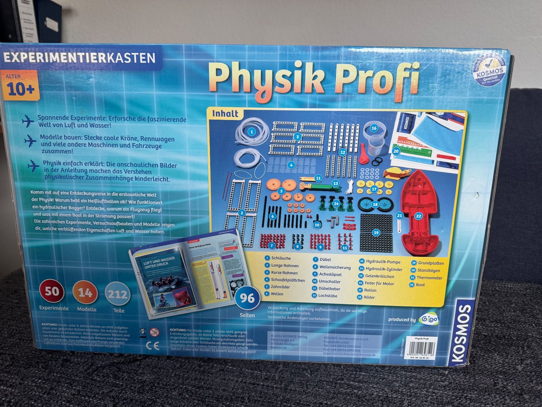 Kit di costruzioni: Physik Profi Experimentierkasten – Nuovo e nell'imballaggio originale da Winterthur venduto da Mboot 1