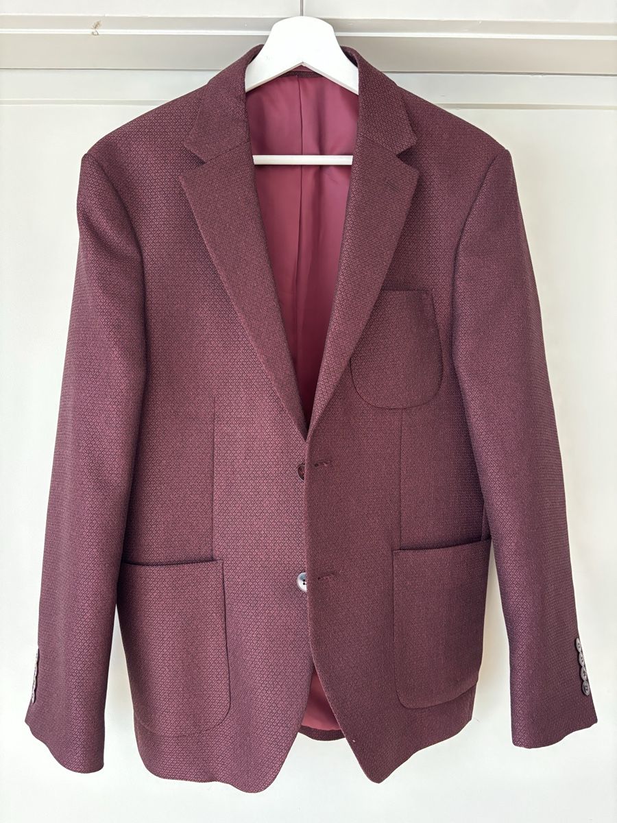 Completi: Burgundy Blazer - Size 48 – Nuovo (secondo la descrizione) da Zürich venduto da Grothschild