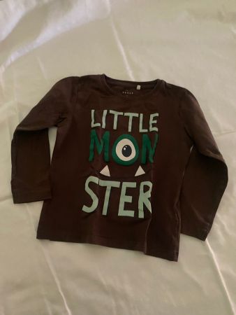 leichtes langarm Shirt Grösse 104.Little Monster