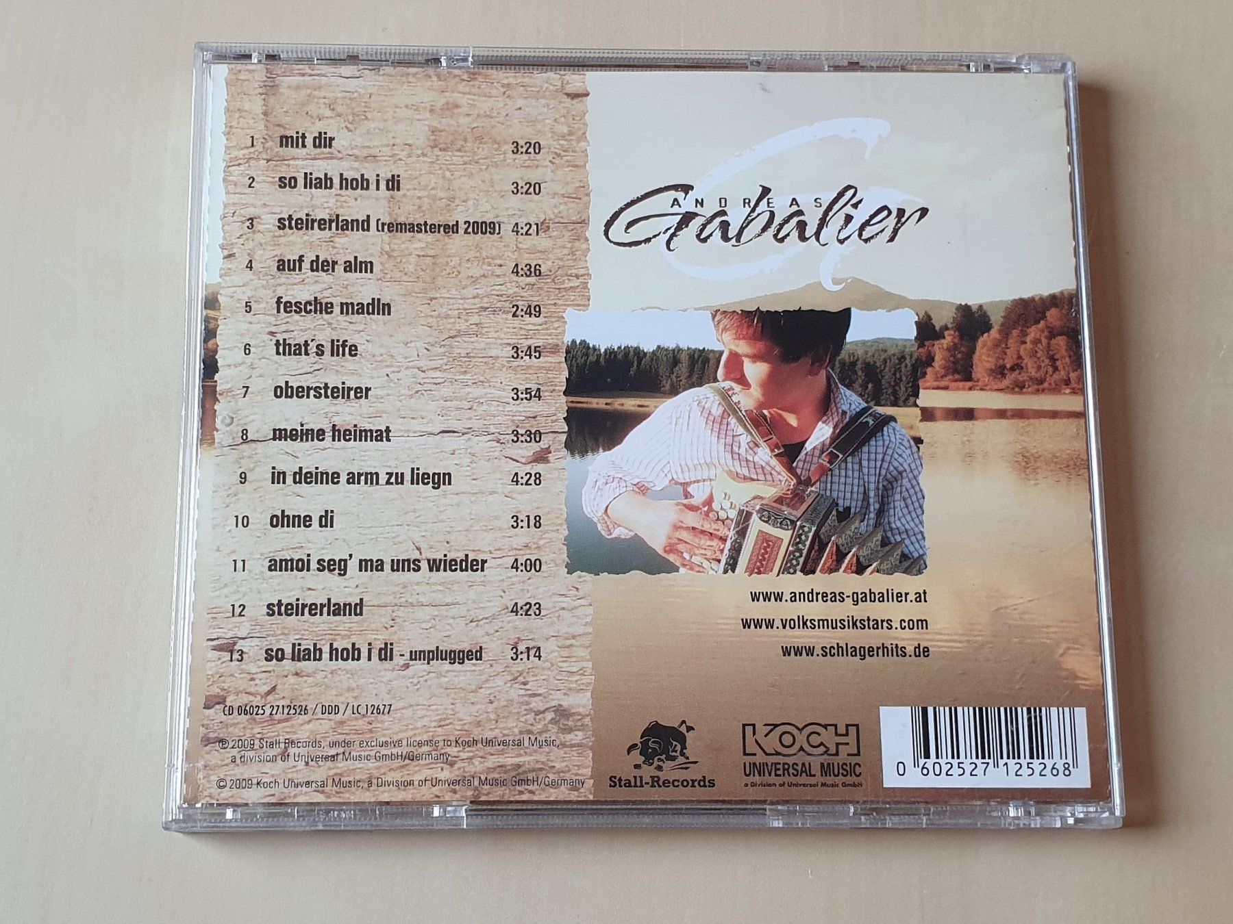 CD: Andreas Gabalier Da komm ich her – Usato da Stansstad venduto da collectorsshop 1
