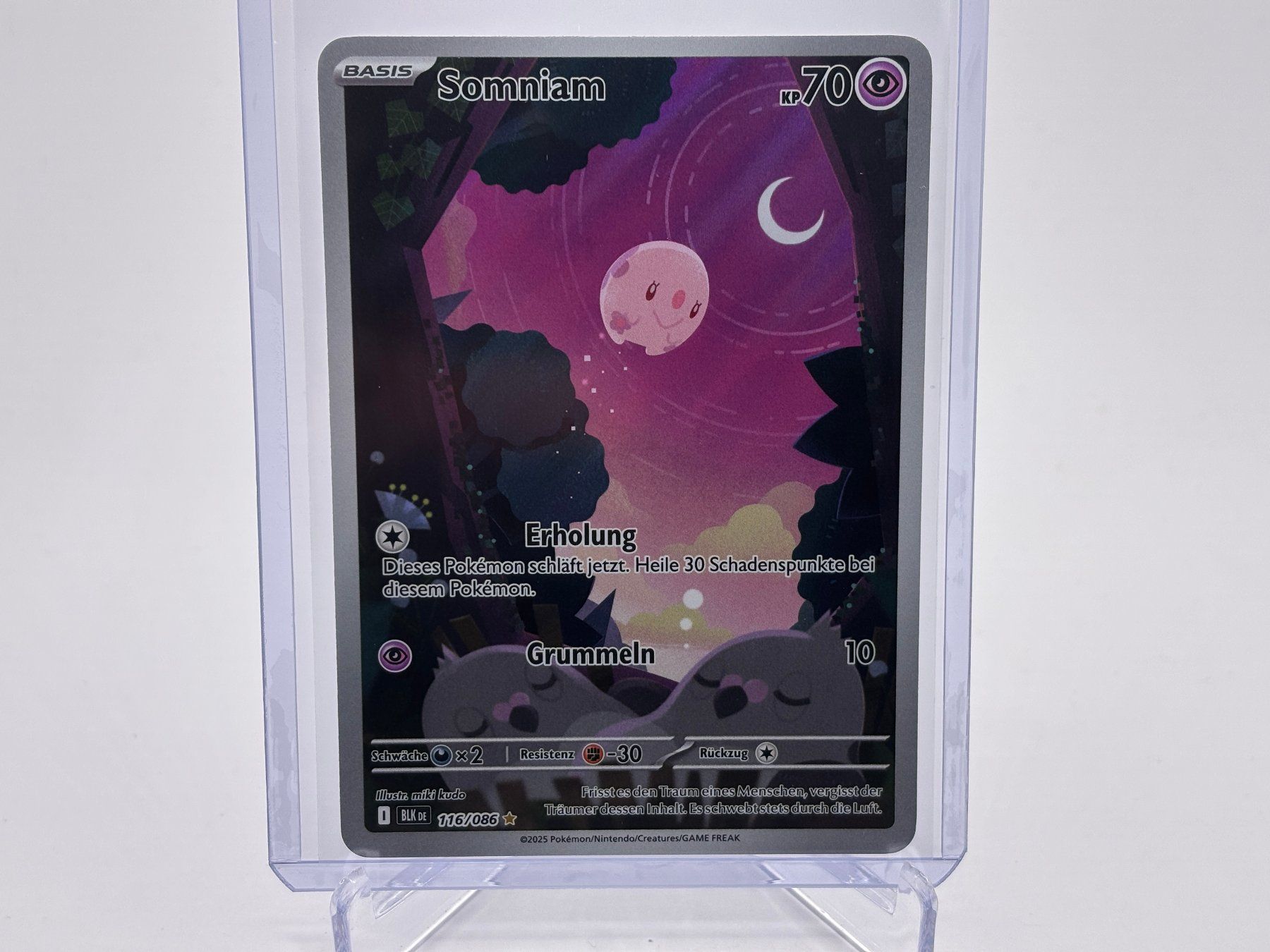 Pokémon Carte collezionabili: Schwarze Blitze - Somniam  (BLK 116) - DE – Nuovo (secondo la descrizione) da Allschwil venduto da Bullach