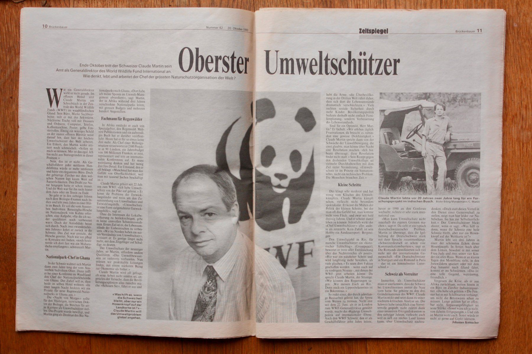 Riviste & Magazine: "Brückenbauer" Oktober 1983 – Nuovo (secondo la descrizione) da Altstätten SG venduto da alpalfa 2
