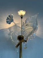 grosse Murano / Acrylglas / Messing Tischlampe