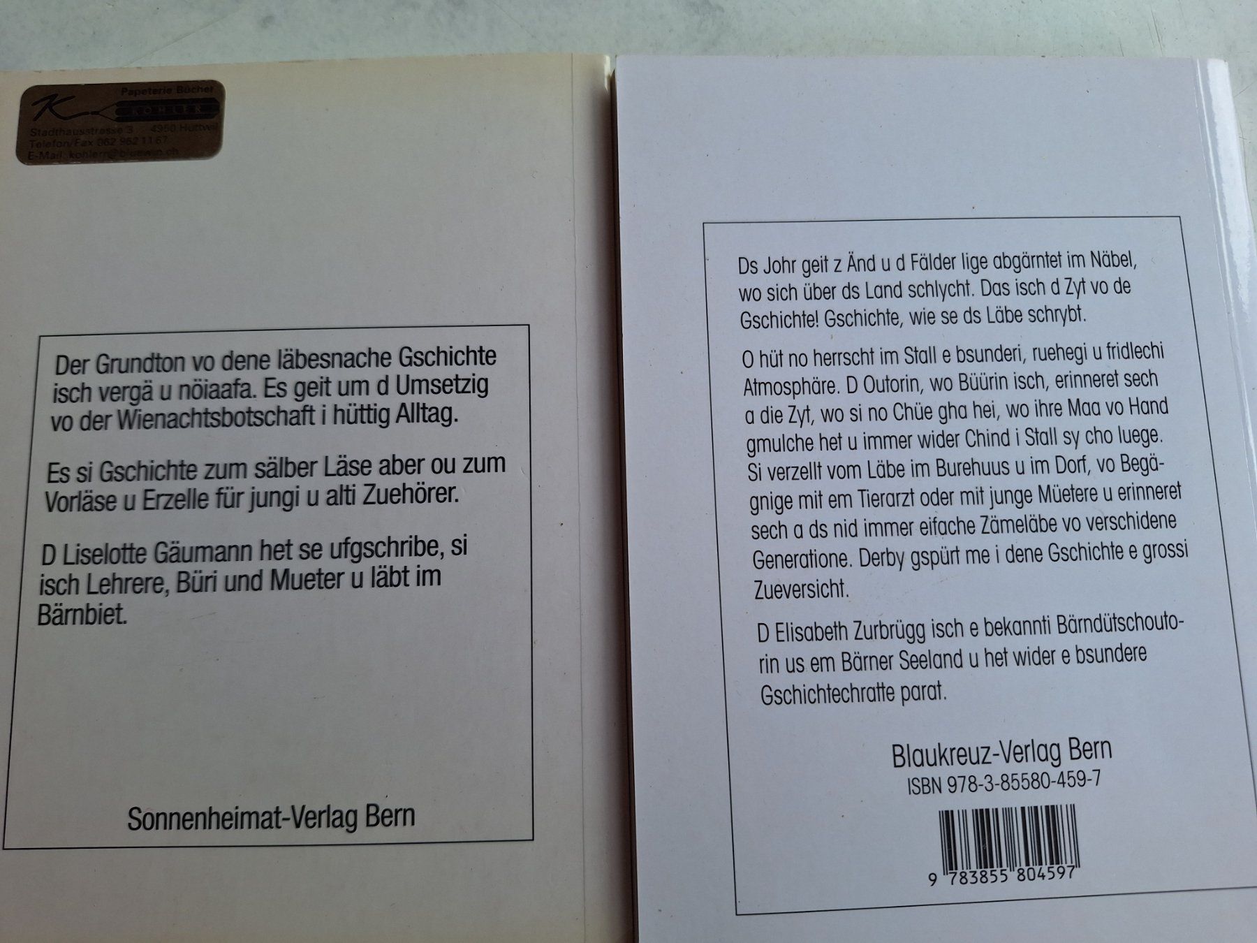 Libri: 11 STK MUNDARTBÜCHLEIN MINI BUCH – Usato da Huttwil venduto da Kunterbuntli 1