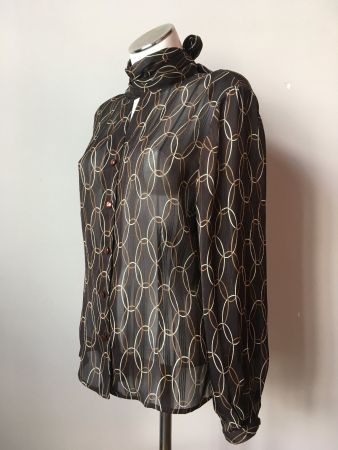 Chemisier vintage transparente - Taille S/M