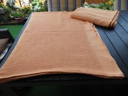 DECKE SEHR GUTEM ZUSTAND, ORANGE WASCHBAR 60°  140X190