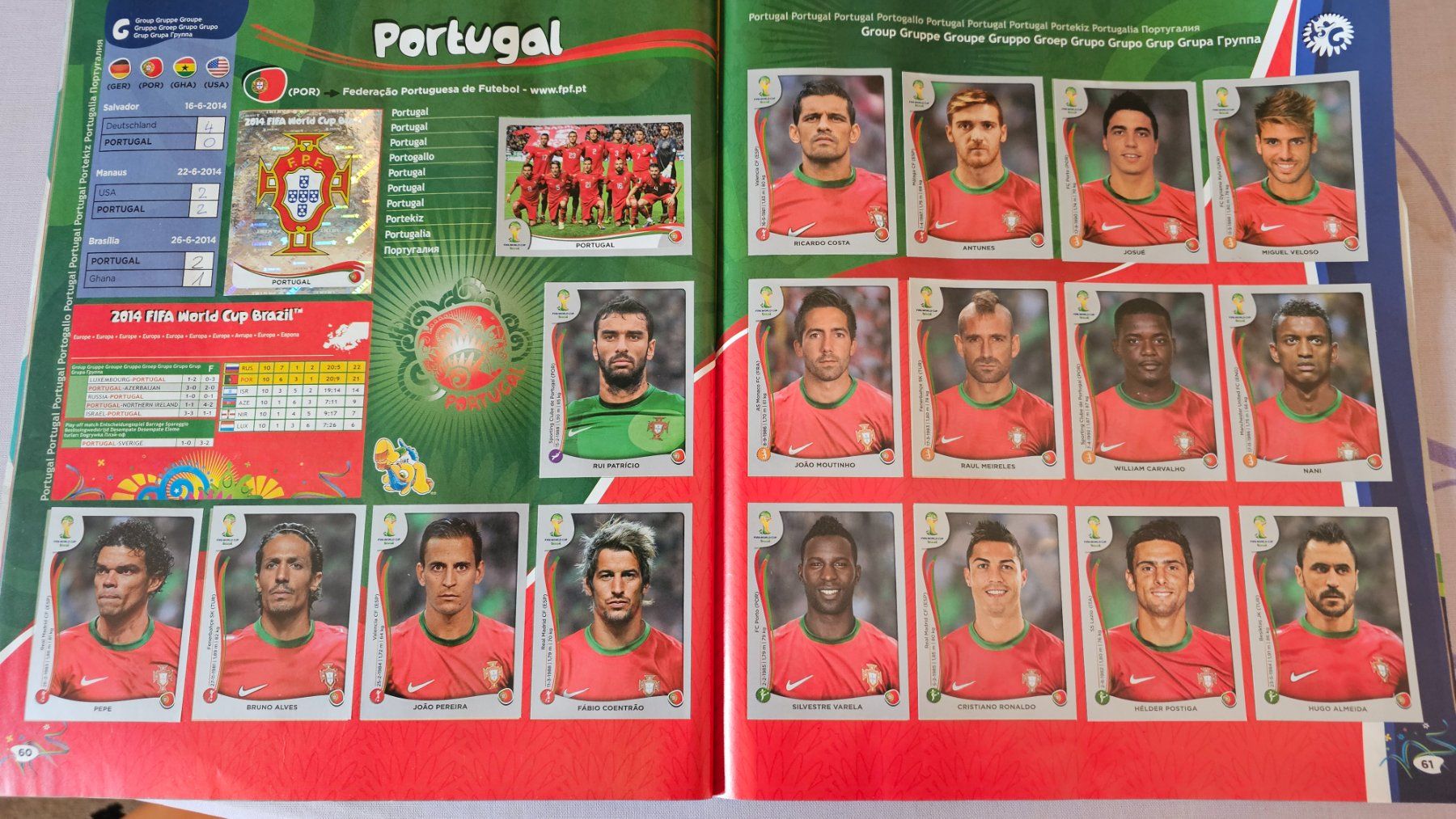 Panini Album: Panini WM 2014 Brasil – Usato da Zug venduto da alt_9p2z 1