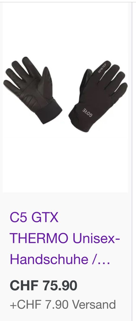 Biciclette: Gore Bike Wear Windstopper Gr.M – Usato da Hittnau venduto da Oracel 5