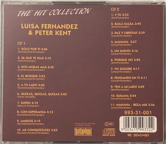 CDs: Luisa Fernandez & Peter Kent - The Hit Collection – Gebraucht aus Grüningen von azulgris 1
