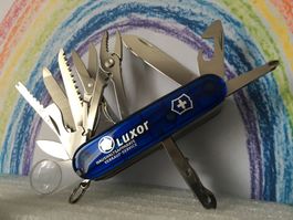 VICTORINOX - Swiss Champ blue trans - Sackmesser - Luxor