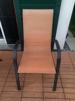 **3 Gartenstühle orange & gelb**