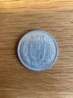 Fünfliber 5 Franken Münze von 1954