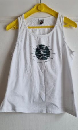 Débardeur Lacoste Roland Garros blanc taille M/S
