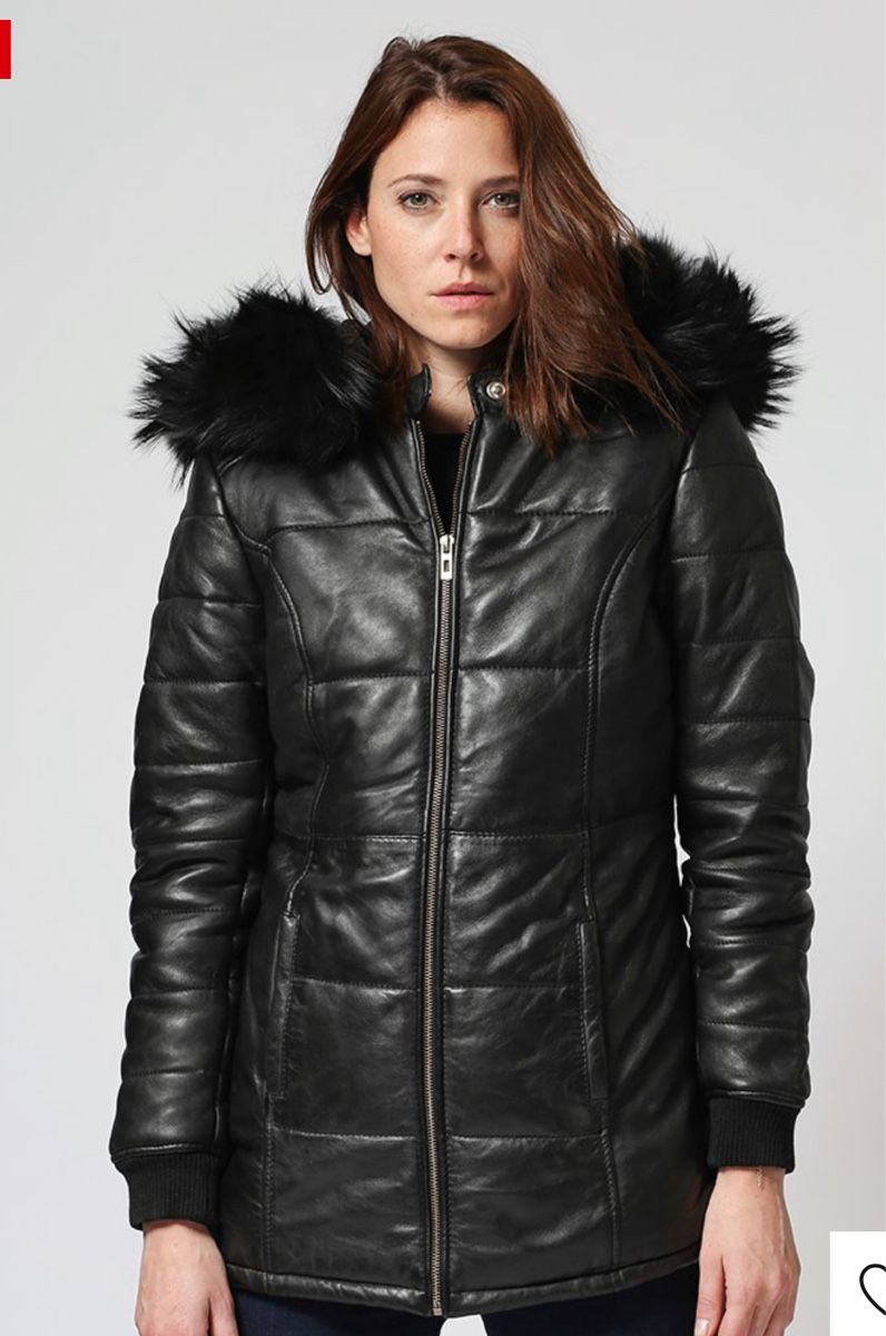 Le Temps Des Cerises Giacche: LACINIA Winterjacke Leder – Nuovo (secondo la descrizione) da Olten venduto da Mezoti